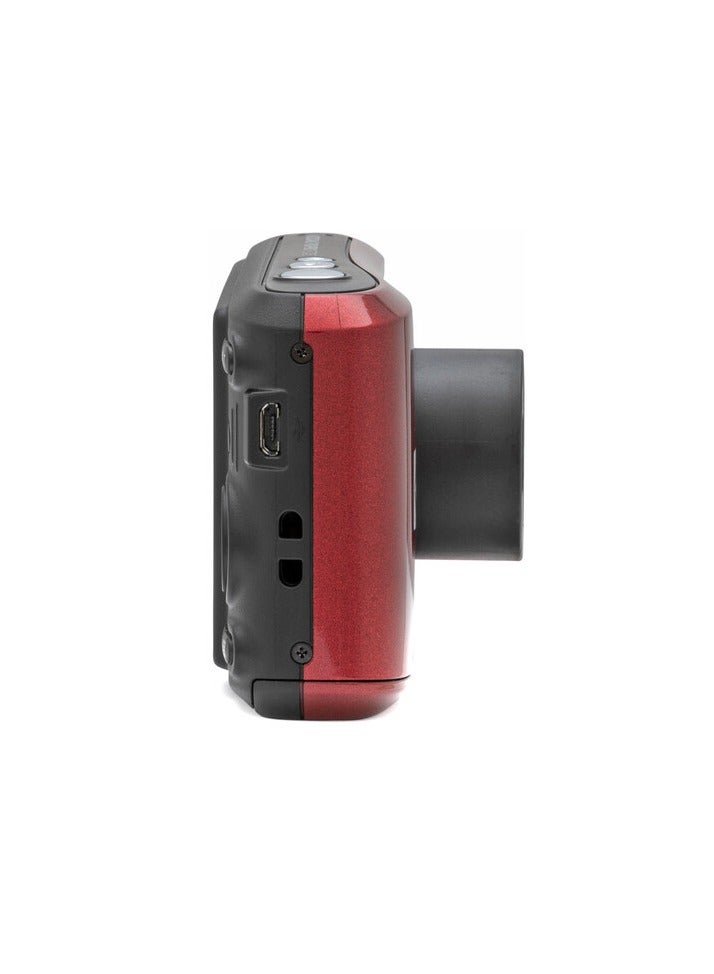 كوداك - PIXPRO FZ45-RD 16MP Digital Camera 4X Optical Zoom 27mm Wide Angle 1080P Full HD Video 2.7" LCD Vlogging Camera Red - Image 1