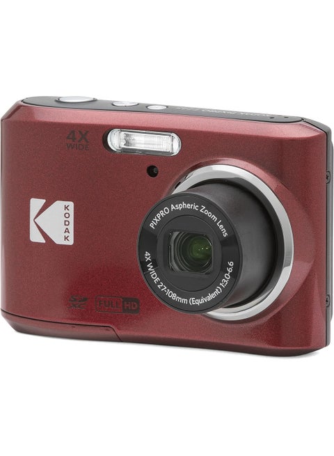 PIXPRO Friendly Zoom FZ45-RD 16MP Digital Camera with 4X Optical Zoom 27mm Wide Angle and 2.7" LCD Screen