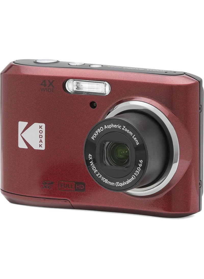 Kodak PIXPRO Friendly Zoom FZ45-RD 16MP Digital Camera with 4X Optical Zoom 27mm Wide Angle and 2.7" LCD Screen - Image 1