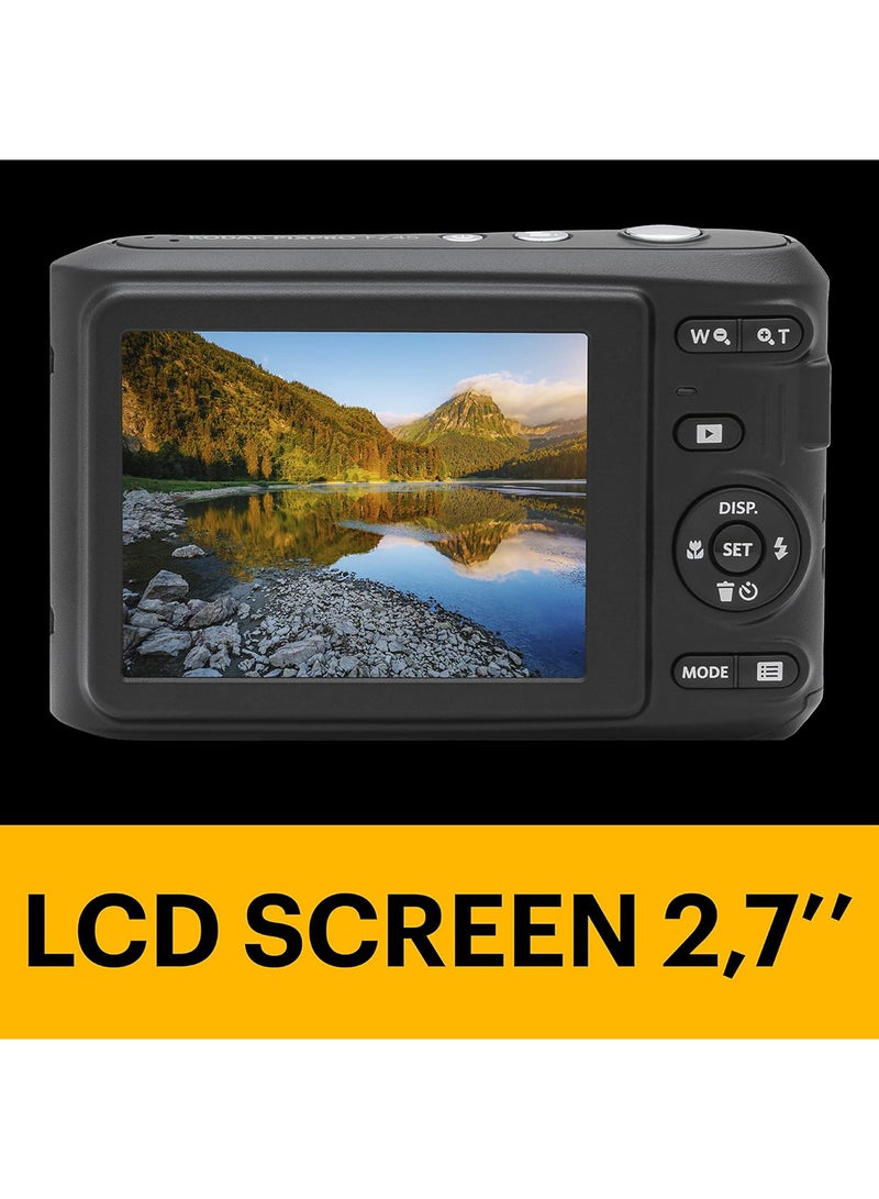 كوداك كاميرا رقمية PIXPRO فريدة من نوعها FZ45-RD بدقة 16 ميجابكسل مع زوم بصري 4X وزاوية واسعة 27 مم وشاشة LCD بحجم 2.7 إنش - Image 4