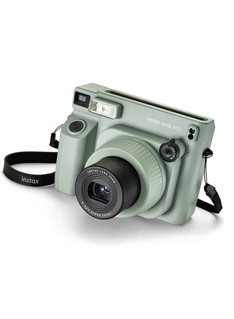 FUJIFILM Fujifilm Instax Wide 400 Instant Film Camera - Matcha Green + Wide Film 40 Sheets  - Image 2