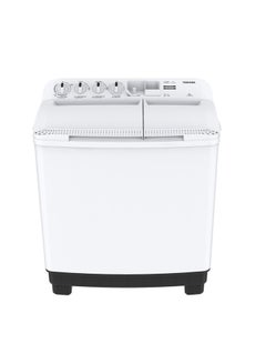 Toshiba Twin Tub Washing Machine, 8 kg 800 W VH-L90WBB(WW) White 