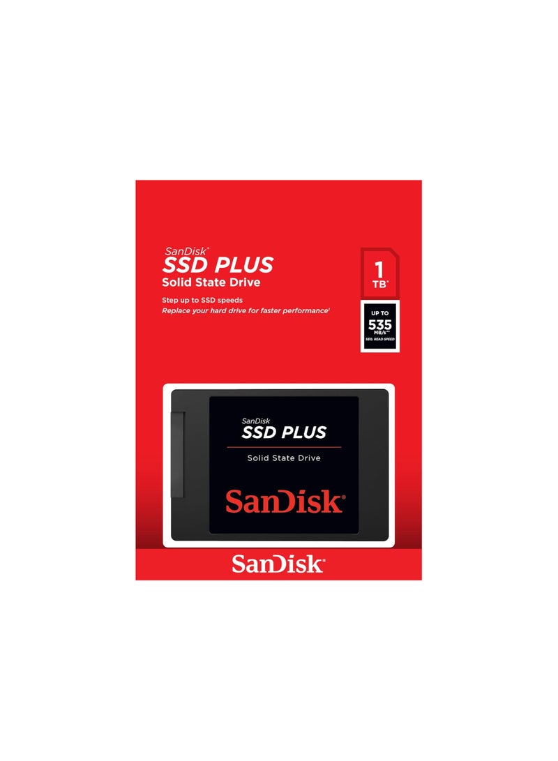 Sandisk SSD PLUS 1TB Internal SSD - SATA III 6 Gb/s, 2.5"/7mm, Up to 535 MB/s - SDSSDA-1T00-G27 1 TB  - Image 5