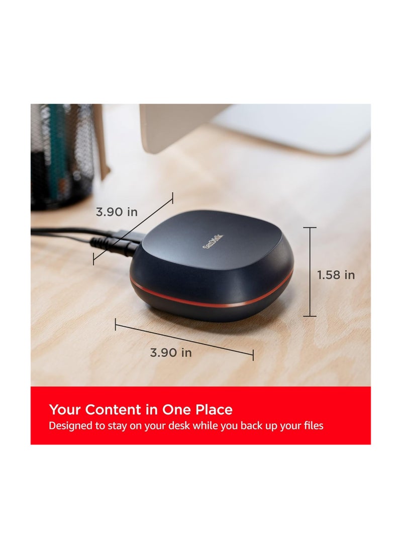 Sandisk Desk Drive 4TB USB Type-C Desktop External SSD, up to 1000MB/s, High-Capacity Solid State Drive 4 TB  - Image 2