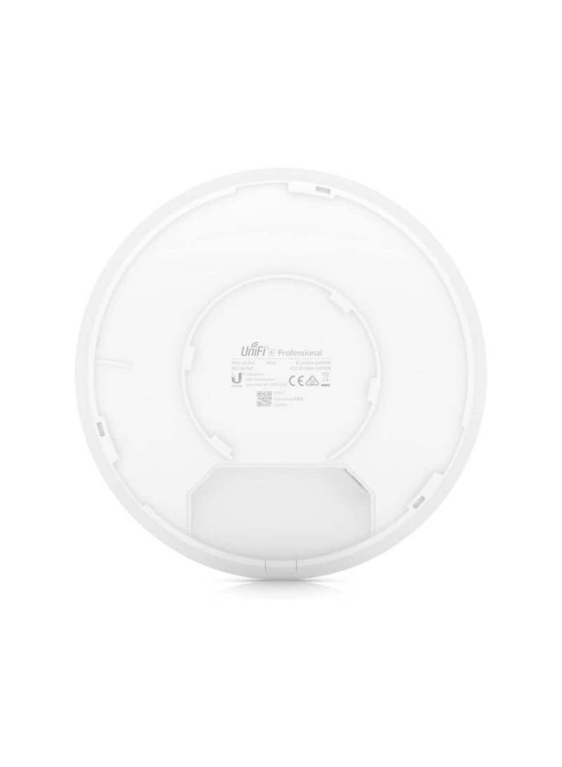 UBIQUITI - Unifi U6 Pro Professional Access Point Indoor Wifi | Dual Band Wifi 6 Gen | 5Ghz Band 4.8 Gbps, 2.4 Ghz Band 573.5 Mbps Throughput Rate | Up To 300 Client | Plastic, Sgcc Steel | White - Image 1