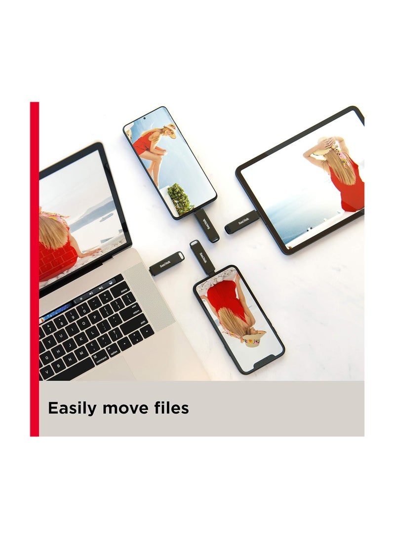 sandisk Ixpand Flash Drive Luxe 256Gb - Usb-C + Lightning - For Iphone, Ipad, Mac, Usb Type-C Devices Including Android 265 GB - Image 5
