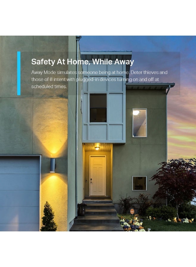 تي بي لينك Tapo P110 Mini Smart Wi-Fi Socket with Energy Monitoring, Remote Control, Voice Control, Scheduling, Timer, and Compact Design for Efficient Home Automation White - Image 4