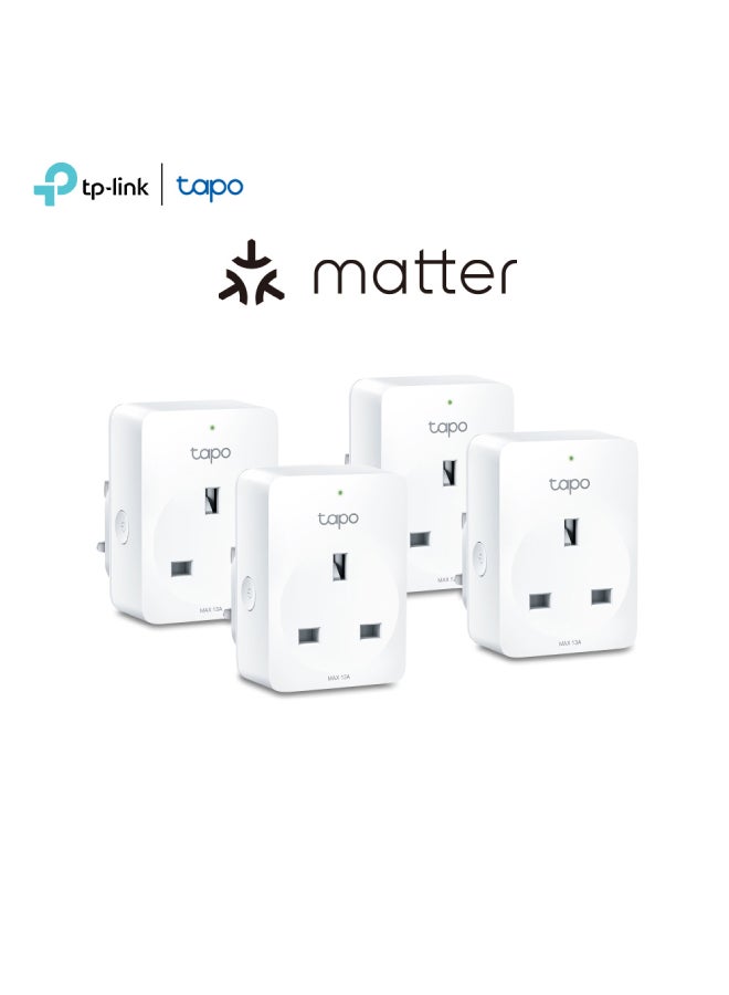 TP-LINK Tapo P110M Mini Smart Wi-Fi Plug with Energy Monitoring, Compact Design, Voice Control, Matter Certified, Remote Control, and Scheduling Features for Efficient Home Automation White  - Image 1