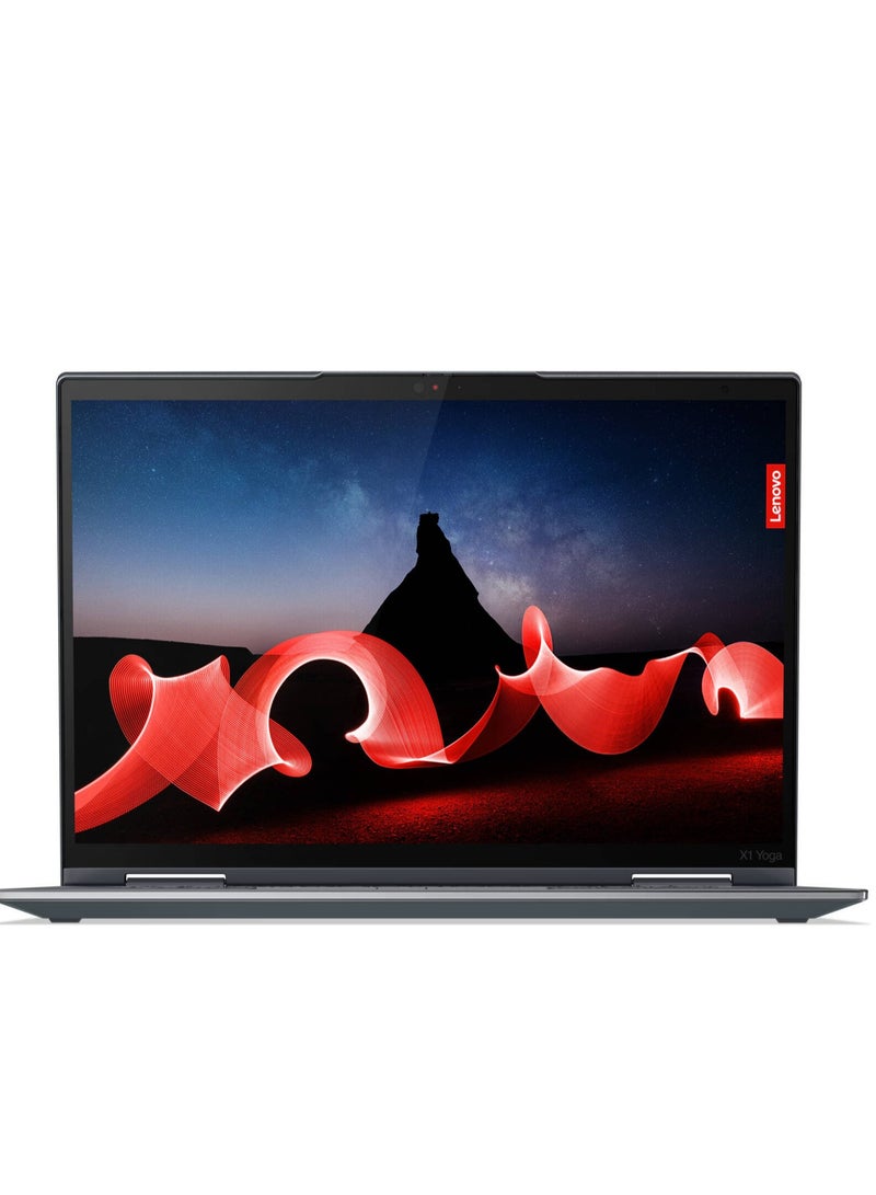 ThinkPad X1 Yoga Gen 8 2-In-1 Laptop With 14-Inch WUXGA IPS Touch Display, Core i7-1355U Processor/16GB RAM/512GB SSD/Intel Iris Xe Graphics/Windows 11 Pro English Grey