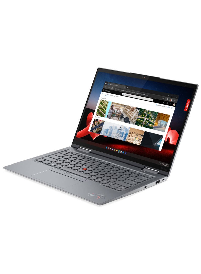 ThinkPad X1 Yoga Gen 8 2-In-1 Laptop With 14-Inch WUXGA IPS Touch Display, Core i7-1355U Processor/16GB RAM/512GB SSD/Intel Iris Xe Graphics/Windows 11 Pro English Grey