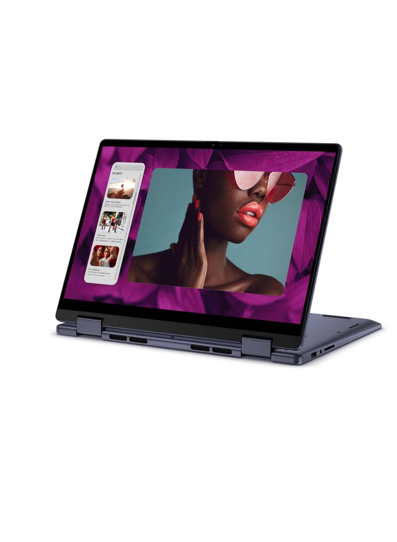 DELL - Inspiron 14 7445 2-In-1 Laptop With 14-Inch FHD+ IPS 60Hz Touch Display, AMD Ryzen 5 8640HS Processor/8GB RAM/512GB SSD/AMD Radeon Graphics/Windows 11 Home English Midnight Blue - Image 1