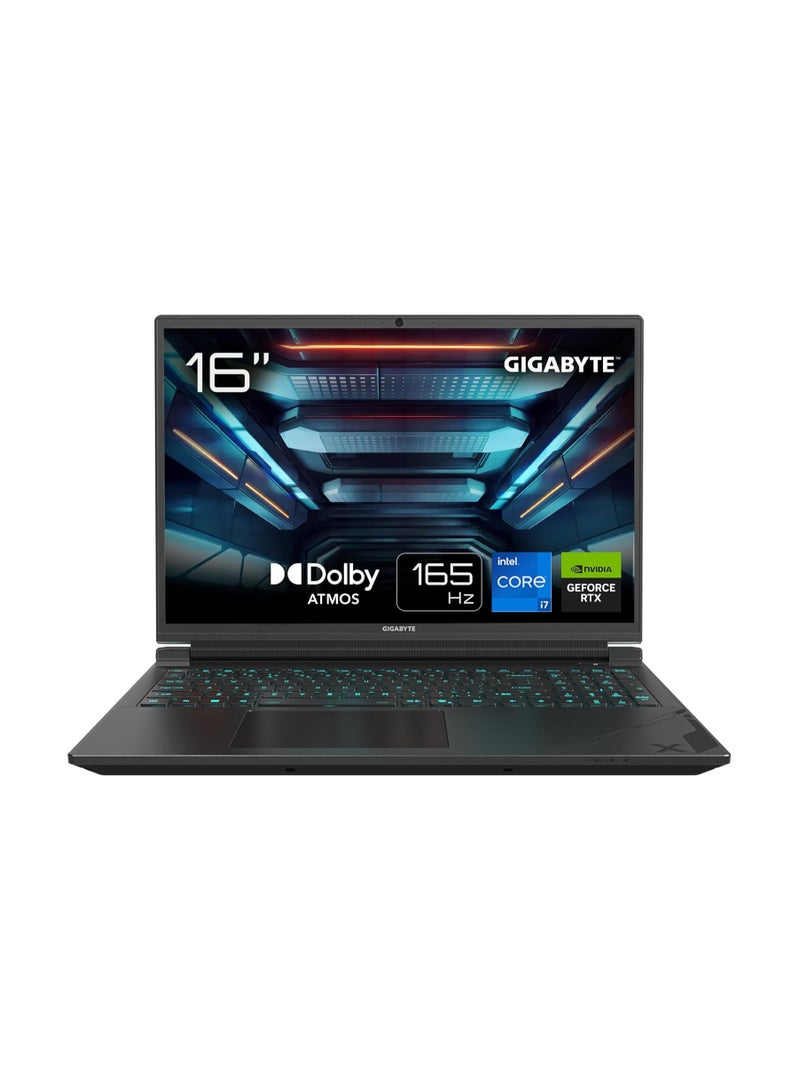 GIGABYTE G6X 9KG 2024 Gaming Laptop With 6 Inch DFHD (1920x1200) Display 165Hz, Intel Core i7-13650HX Processor/Nvidia GeForce RTX 4060 Graphics/16GB RAM DDR5/Windows 11 Home/ English/Arabic Black  - Image 1