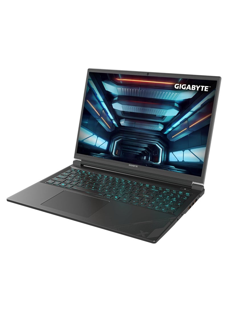 جيجابايت - G6X 9MG 2024 Gaming Laptop With 16 Inch Full HD (1920x1200) Display 165Hz /Intel Core i7-13650HX Processor/Nvidia GeForce RTX 4050 Graphics/16GB RAM DDR5/512GB SDD/Windows 11 Home/ English/Arabic Black - Image 1