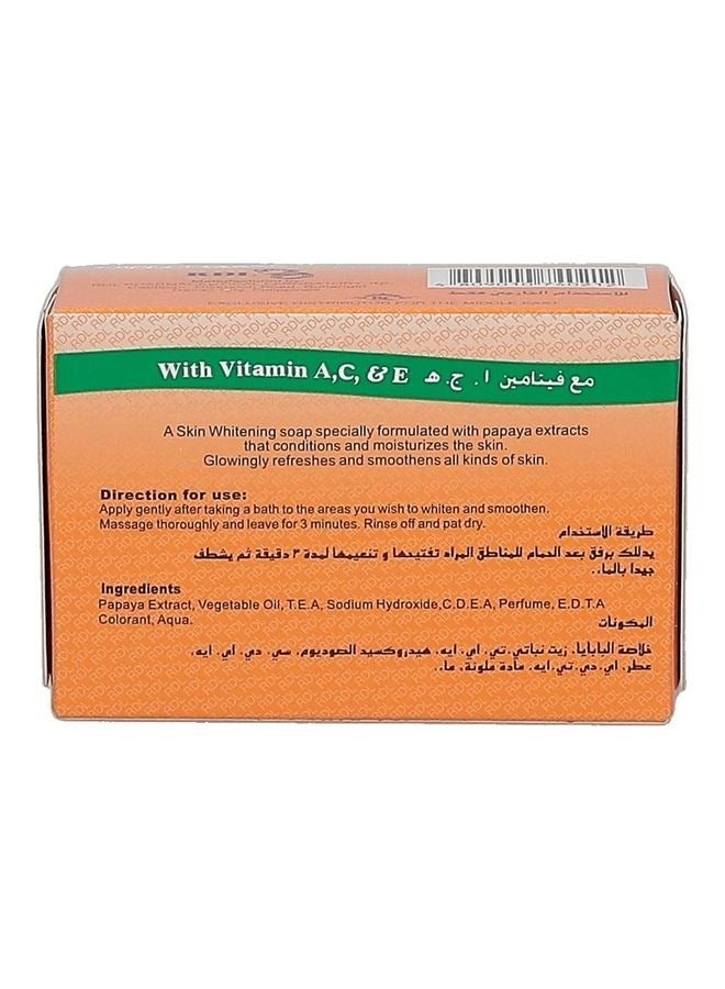 ار دي ال مجموعة صابون فاخرة لتنظيف عميق وانتعاش طوال اليوم صابون تبييض مع مرطب 135 جرام وصابون تبييض البابايا - Image 3