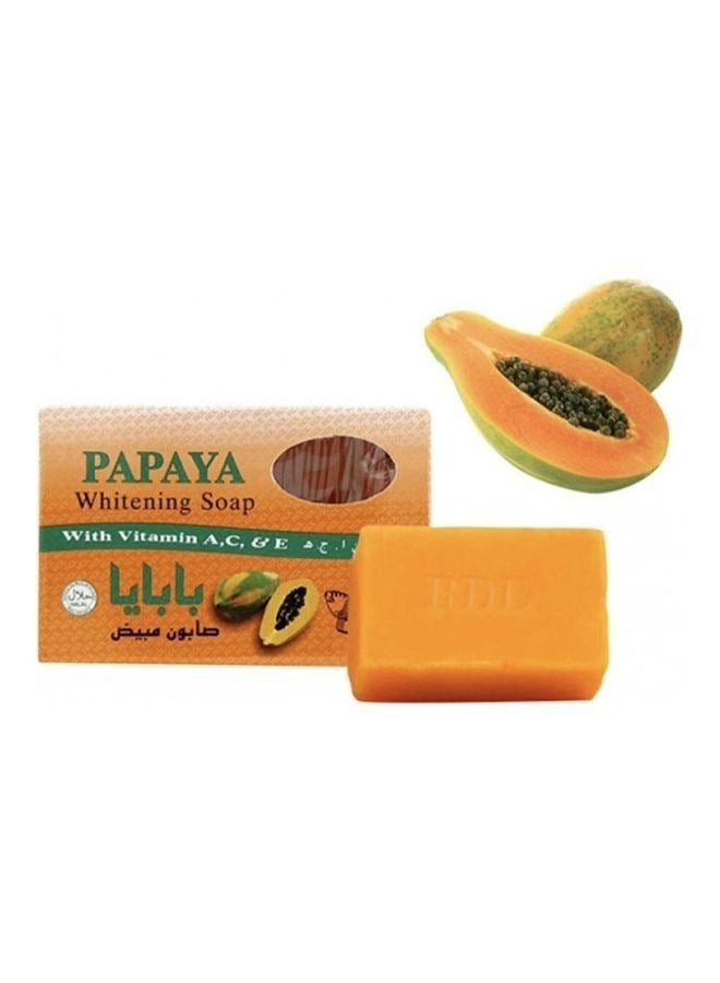 ار دي ال مجموعة صابون فاخرة لتنظيف عميق وانتعاش طوال اليوم صابون تبييض مع مرطب 135 جرام وصابون تبييض البابايا - Image 5