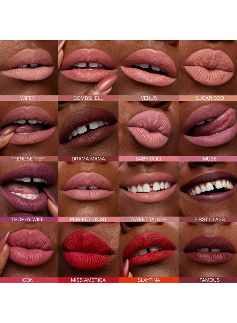 هدى بيوتي - Huda Beauty Liquid Matte Ultra-Comfort Transfer-Proof Lipstick - Icon - Image 1