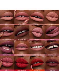 HUDA BEAUTY Huda Beauty Liquid Matte Ultra-Comfort Transfer-Proof Lipstick - Trendsetter  - Image 4