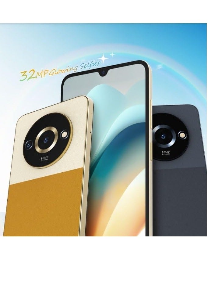 benco V92, 6+6GB RAM And 256GB Storage, 50MP Main Camera, 6.72 Inch Display, 5000 mAh Battery - Sahara Gold  - Image 2