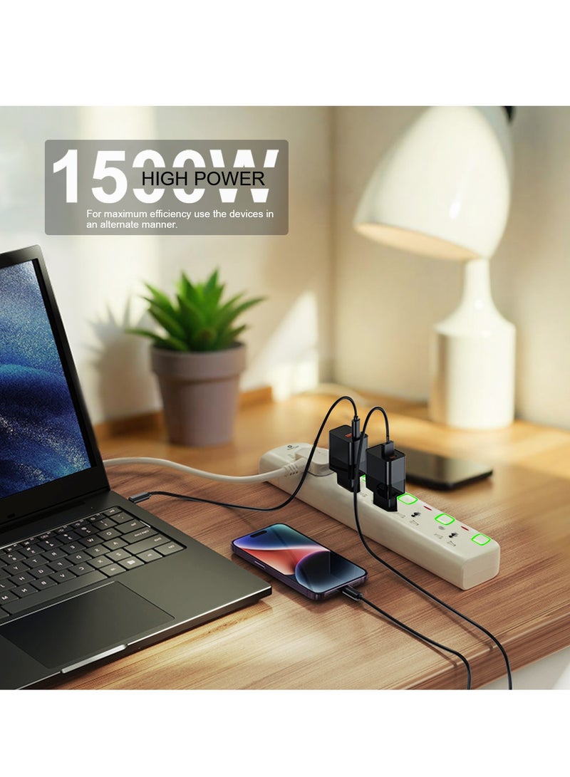 Home Care Home Care Multi Plug Extension Socket, 4 Way Electrical Outlet 3M Extender, Universal Plug Adapter, Charging Station for Home, Office, Kitchen, Individually Switched, Product Registered Under (ECAS)  - Image 4