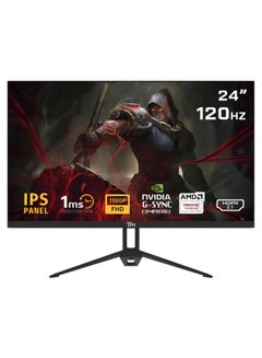 24 inch Eco Series 120hz, 1ms, FHD IPS Gaming Monitor HDMI 2.1 & DP1.4, Built-in Speakers, Adaptive Sync Support, Low Blue Light, TM24FHD120IPS Black - pnsku/N70148317V/45/_/1740414055/327268e2-0bfa-4bac-97db-98a69487cea7