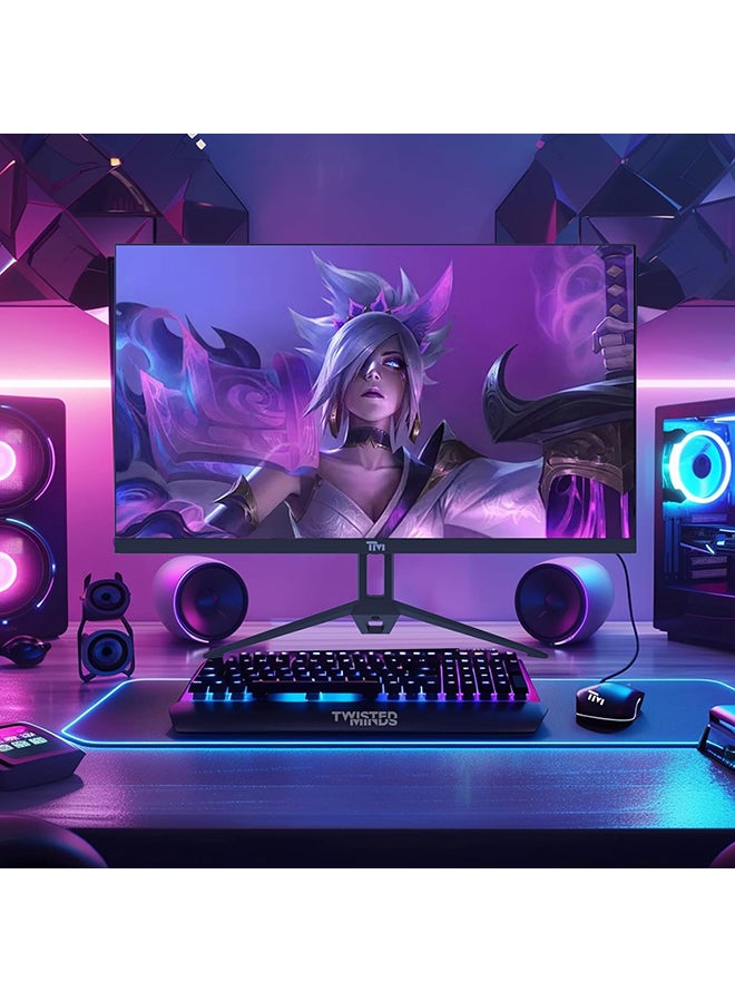 تويستيد مايندز شاشة ألعاب 27 بوصة من سلسلة Eco بتردد 120 هرتز، زمن استجابة 1 مللي ثانية، دقة FHD IPS، HDMI 2.1 و DP1.4، مكبرات صوت مدمجة، دعم التزامن التكيفي، ضوء أزرق منخفض، TM27FHD120IPS - Image 4