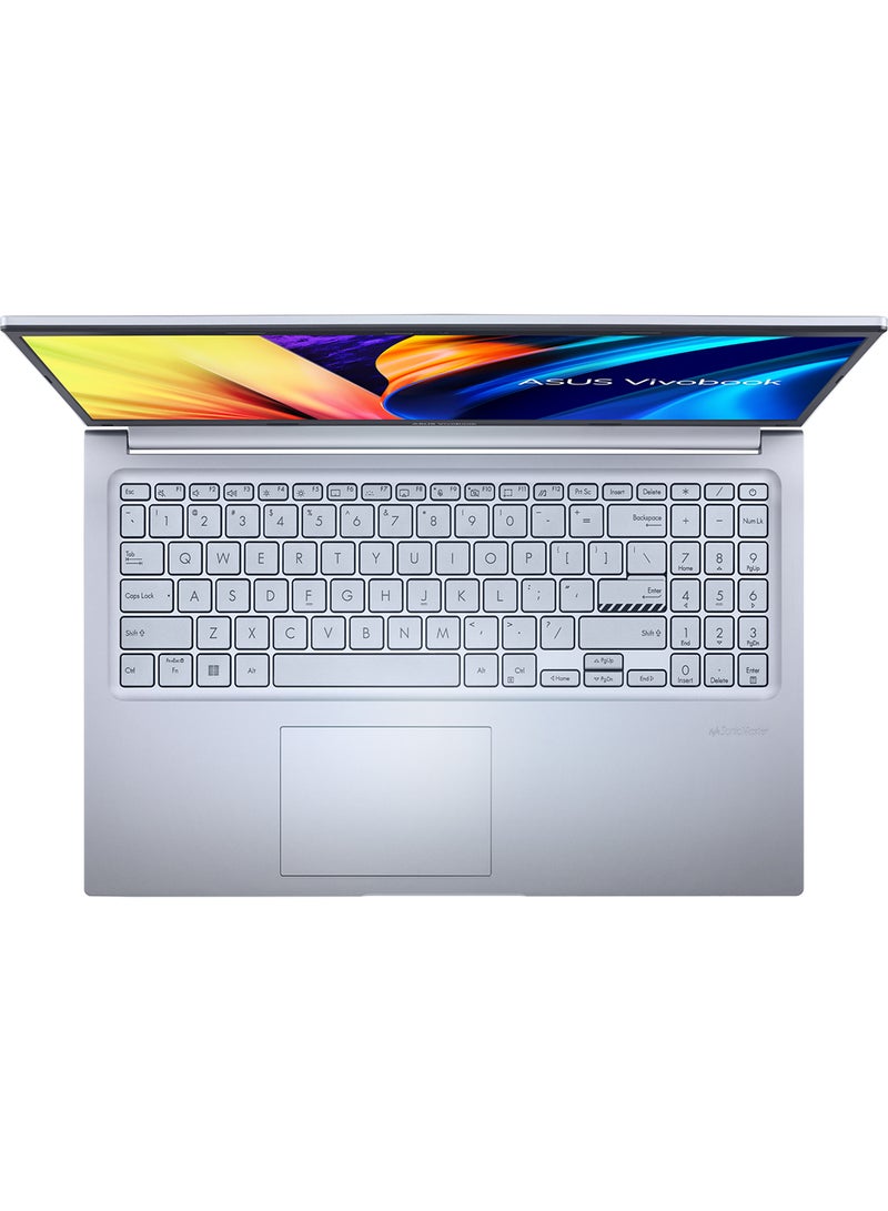 ASUS - VIVOBOOK 15 With 15.6 Inch Full HD(1920 x 1080) Display LED,Intel Core i5-13420H Processor/8GB RAM DDR4/512GB SSD/Intel Iris Xe Graphics/Windows 11 Home English/Arabic Cool Silver - Image 1