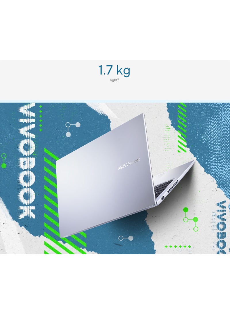 ASUS - VIVOBOOK 15 With 15.6 Inch Full HD(1920 x 1080) Display LED,Intel Core i5-13420H Processor/8GB RAM DDR4/512GB SSD/Intel Iris Xe Graphics/Windows 11 Home English/Arabic Cool Silver - Image 1