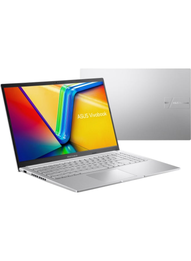 ASUS - VIVOBOOK 15 With 15.6 Inch Full HD(1920 x 1080) Display LED,Intel Core i5-13420H Processor/8GB RAM DDR4/512GB SSD/Intel Iris Xe Graphics/Windows 11 Home English/Arabic Cool Silver - Image 1