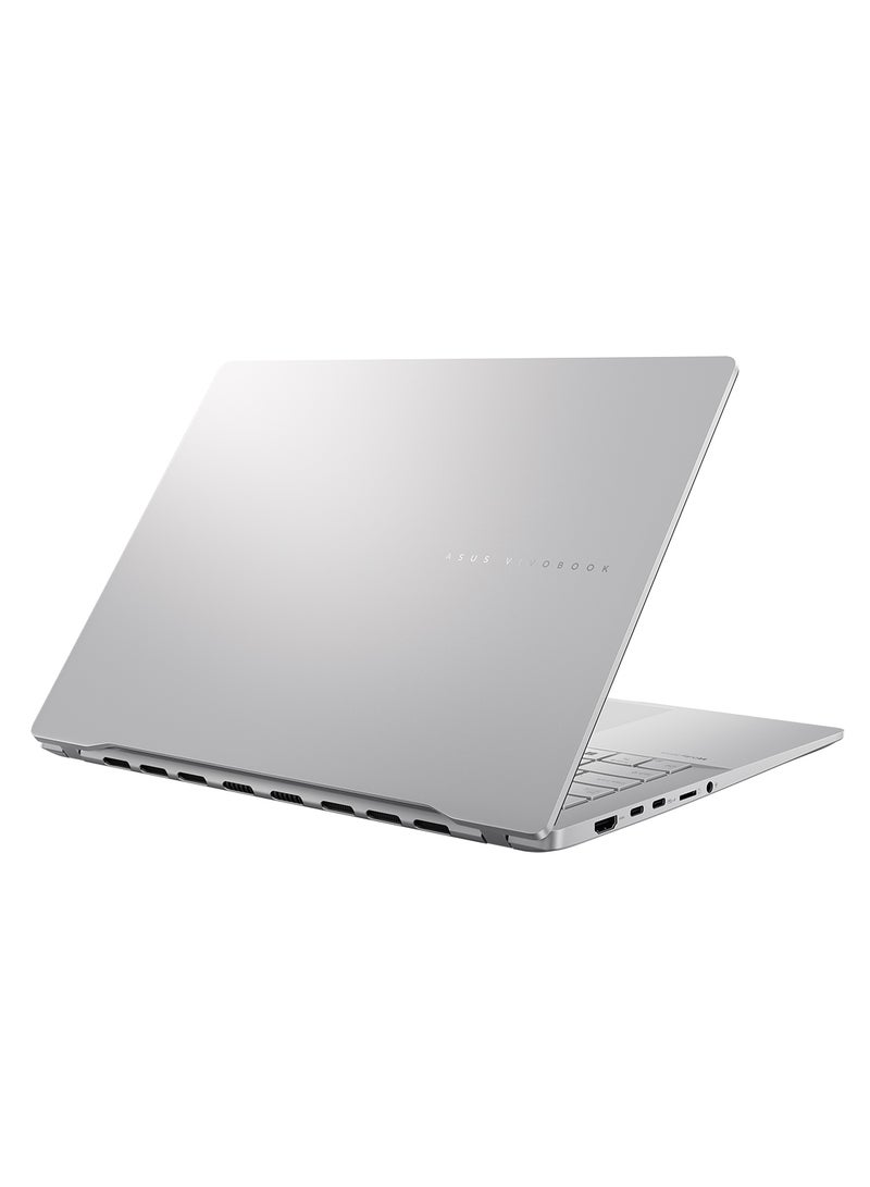 أسوس Vivobook S  Laptop With 14-Inch OLED WUXGA (1920x1200) Display, AMD R5-7535HS Processor/8GB RAM DDR5/512GB SSD/Full HD Camera/ Backlit Keyboard 1-Zone RGB/ Type C Charge/ English/Arabic Aluminum silver  - Image 5