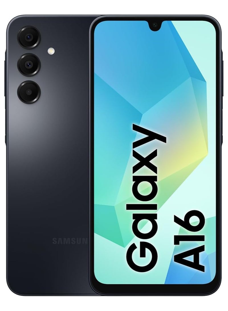 سامسونج جالاكسي A16 ثنائي الشريحة أسود 6 جيجابايت رام 128 جيجابايت 4G - نسخة الشرق الأوسط - Image 1
