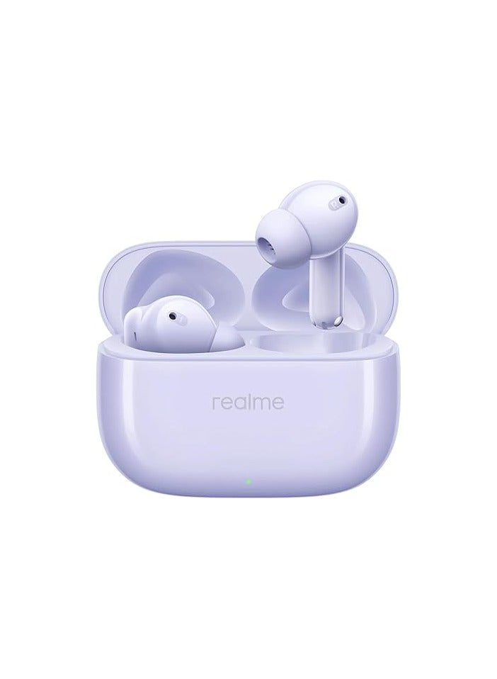 realme - Buds T310 with 12.4mm Driver, 46dB ANC, 360 Spatial Audio and 40 Hours Playback Bluetooth Headset Monet purple - Image 1