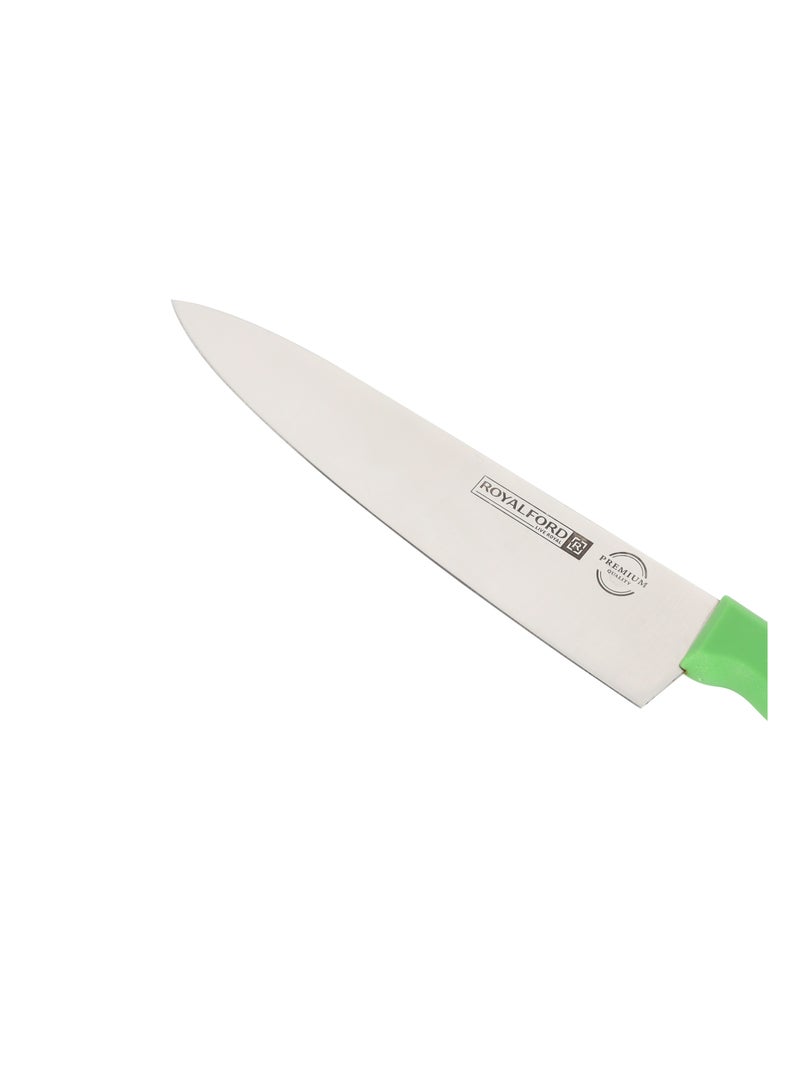 Royalford - Royalford 10" Chef Knife- RF12558/ with Ultra-Sharp Stainless Steel Blades and Rust-Proof Body, PP Handle/ 100% Food-Grade, Suitable for Dining Table - Image 1