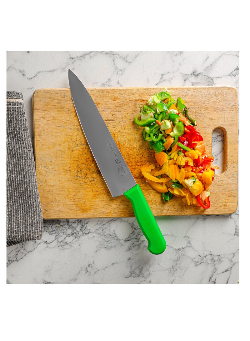 Royalford - Royalford 10" Chef Knife- RF12558/ with Ultra-Sharp Stainless Steel Blades and Rust-Proof Body, PP Handle/ 100% Food-Grade, Suitable for Dining Table - Image 1