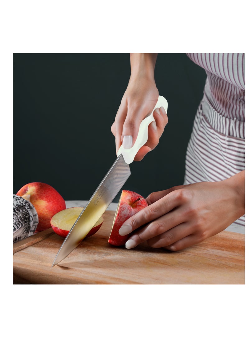 Royalford 6" Utility Knife- RF12564/ Ergonomic Design with Comfortable PP Handle and Sharp Stainless Steel Head Assorted Colors