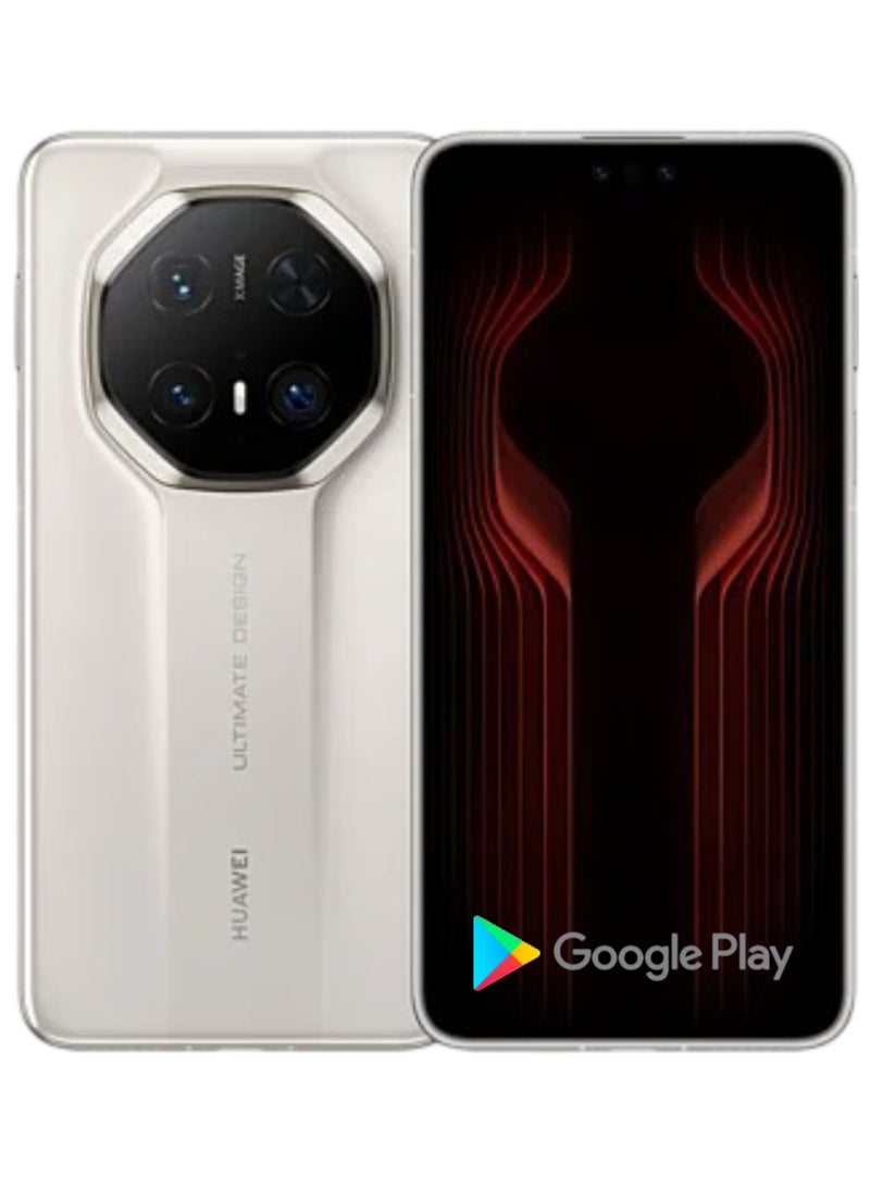 هواوي Mate 70 RS Ultimate Design 1TB 16GB RAM 6.9″ HarmonyOS 4.3 50MP Rear Four Cameras 5700mAh 100W Wired 80W Wireless NFC White with Google play Chinese version - Image 1