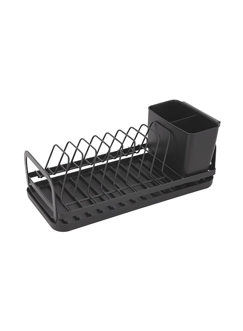 رويال فورد Royalford Dinky Dish Rack- RF12445/ Organizer for Kitchen to Keep Plates and Cutlery, Holds 8 Plate/ Iron Drying Stand with Drain Board, Compact and Stylish Design  - Image 1