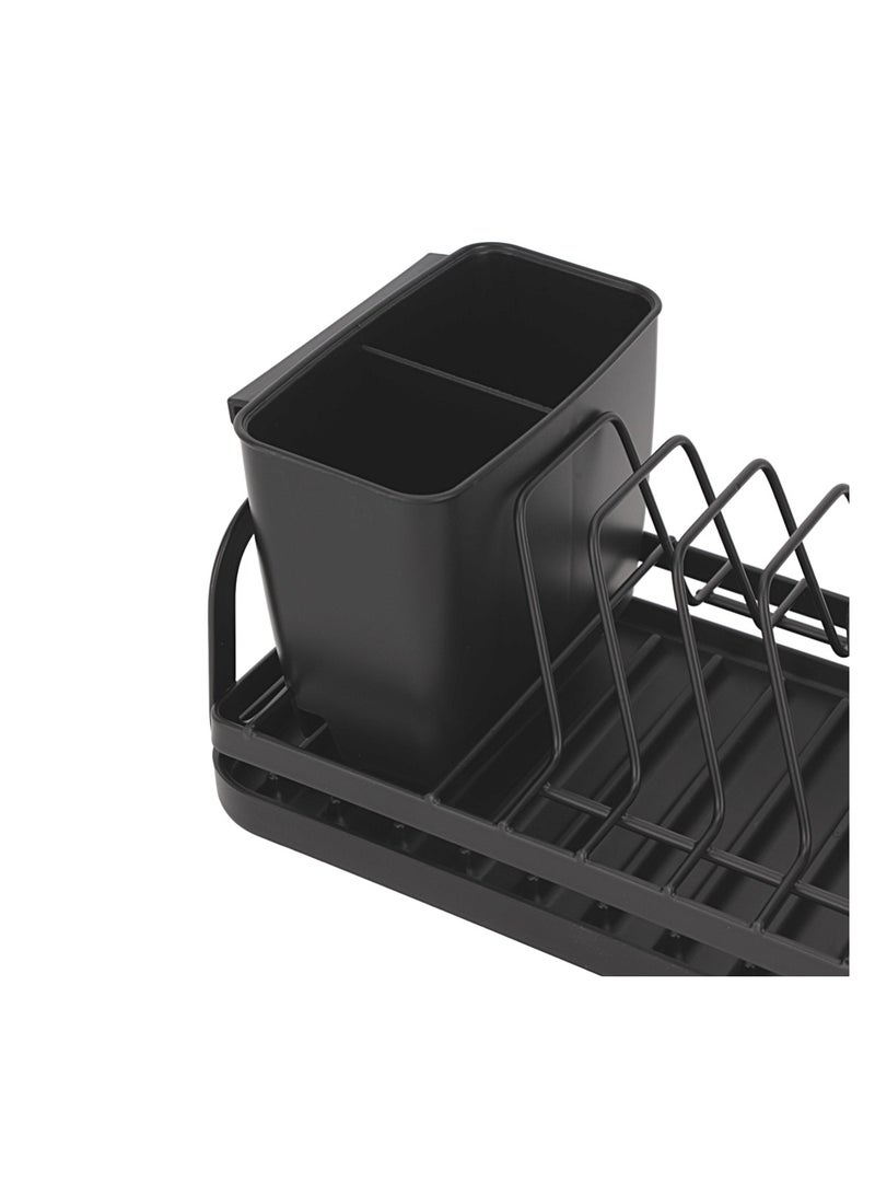 رويال فورد Royalford Dinky Dish Rack- RF12445/ Organizer for Kitchen to Keep Plates and Cutlery, Holds 8 Plate/ Iron Drying Stand with Drain Board, Compact and Stylish Design  - Image 5
