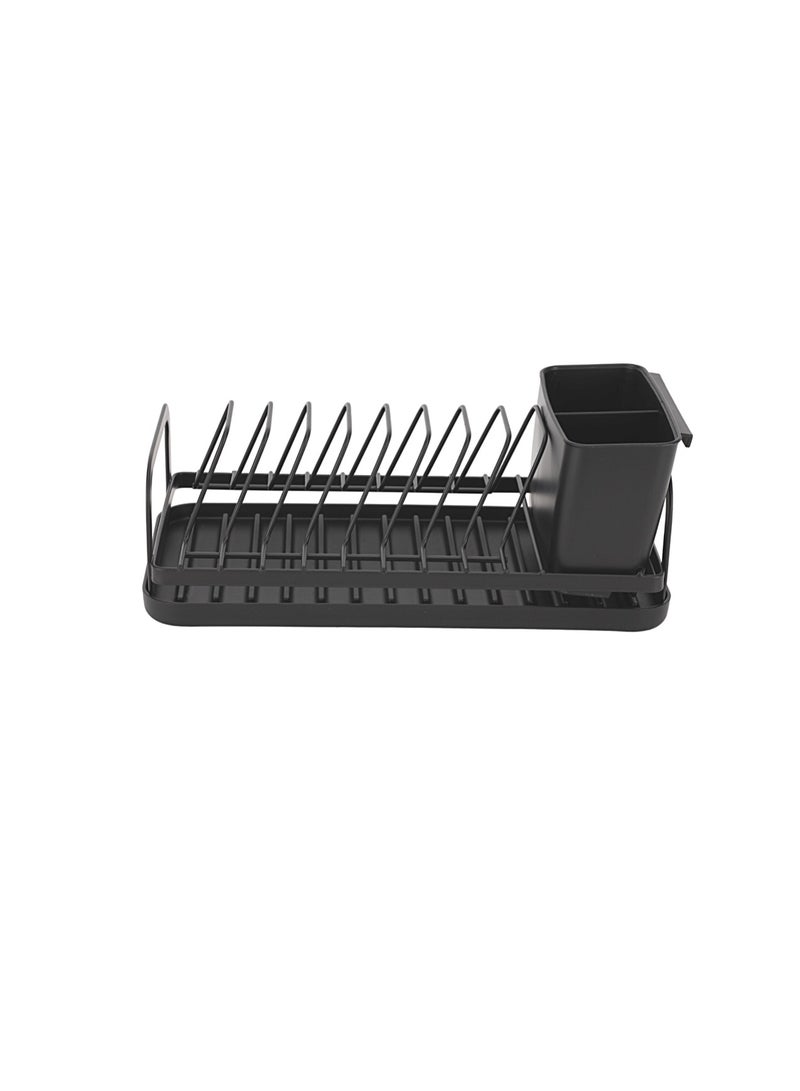 رويال فورد Royalford Dinky Dish Rack- RF12445/ Organizer for Kitchen to Keep Plates and Cutlery, Holds 8 Plate/ Iron Drying Stand with Drain Board, Compact and Stylish Design  - Image 2