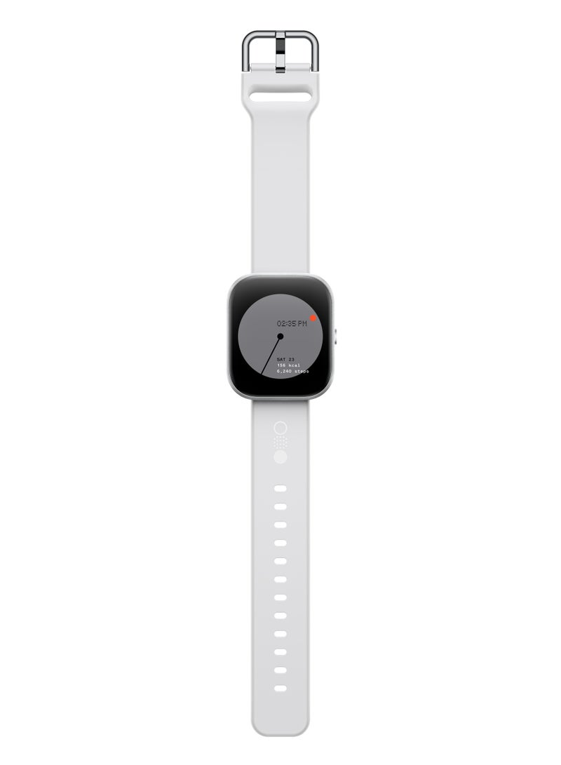 cmf by NOTHING - Watch Pro Smartwatch With Bluetooth Calling, AMOLED Display, IP68 Water Resistant, Official Authorization, Silver - Image 1