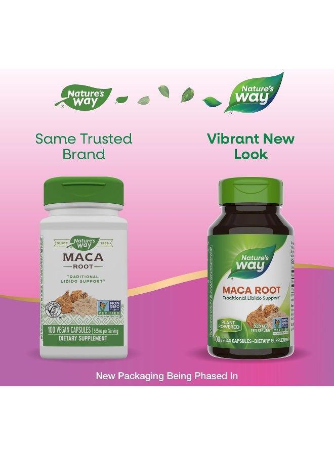 ناتشرز واي Maca Root 100 Vegan Capsules - Image 2