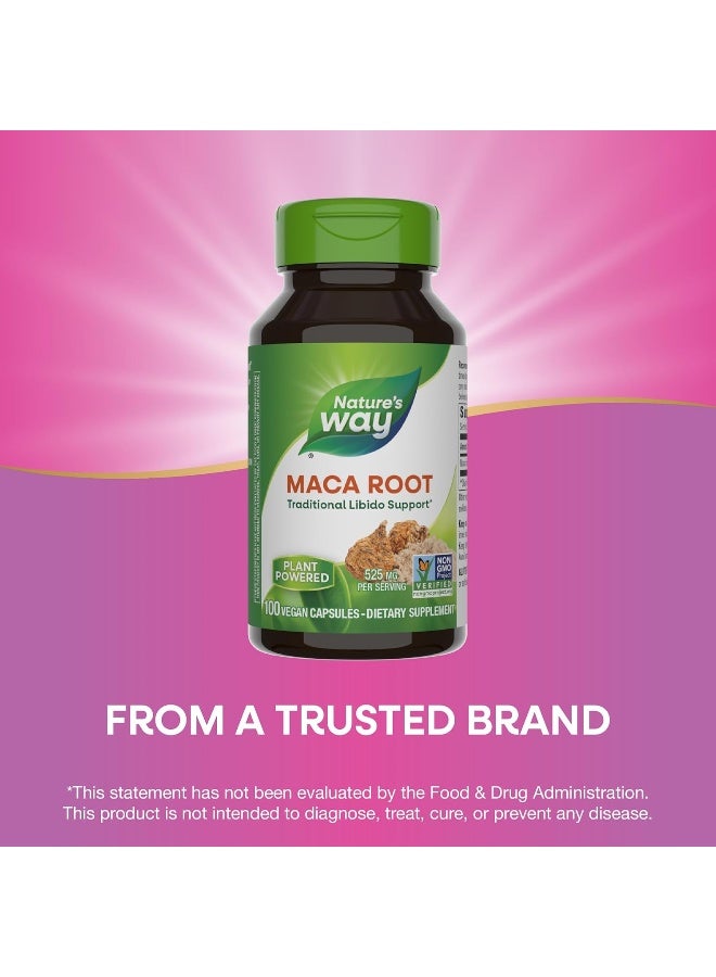ناتشرز واي Maca Root 100 Vegan Capsules - Image 4