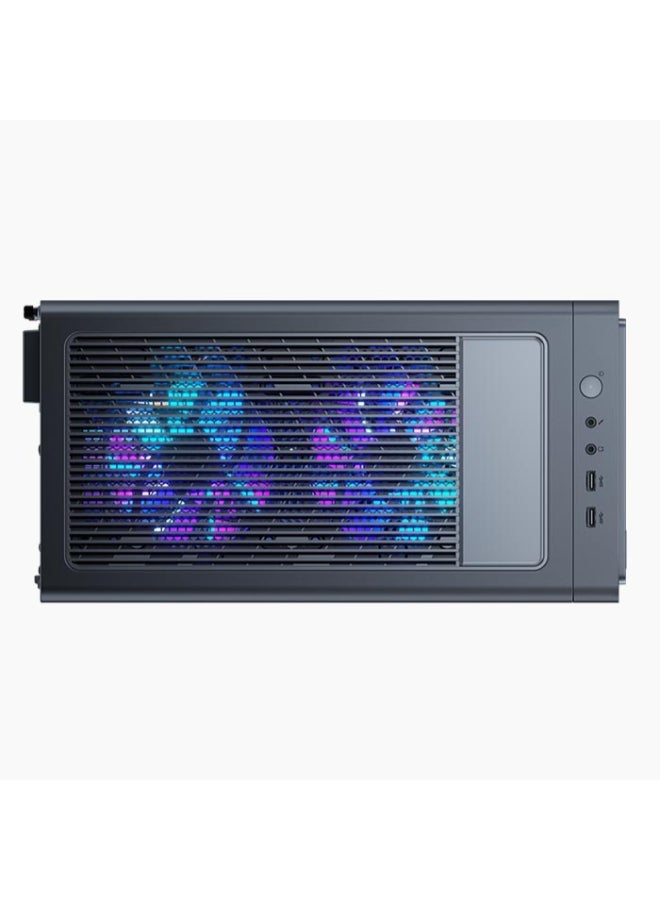 Lenovo - Legion T5 Gaming PC 26IRX9 Intel Core i7-14650HX CPU Processor/ 32GB RAM/ 1TB SSD/12GB NVIDIA GeForce RTX 4070 SUPER Graphics/DOS(Without Windows) english_arabic Storm Grey - Image 1