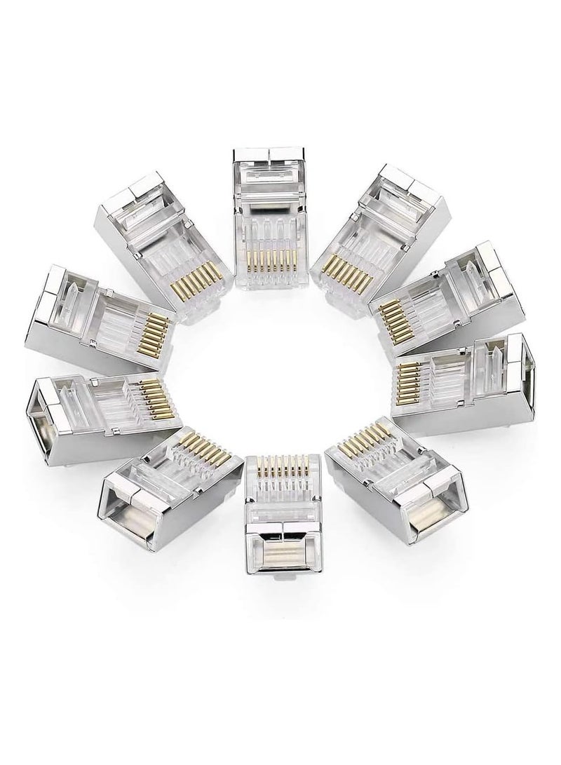 Ugreen UGREEN Cat 6 Shielded Crystal Head 10 Pack Silver  - Image 5
