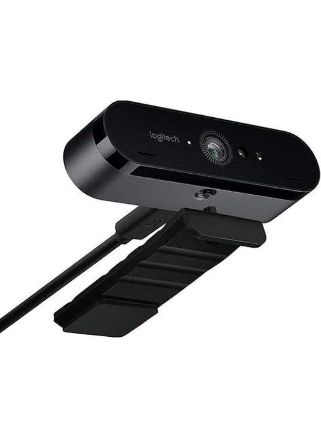Logitech Logitech Brio 4k Ultra HD Webcam with 5x Digital Zoom - 960-001106 Black  - Image 4