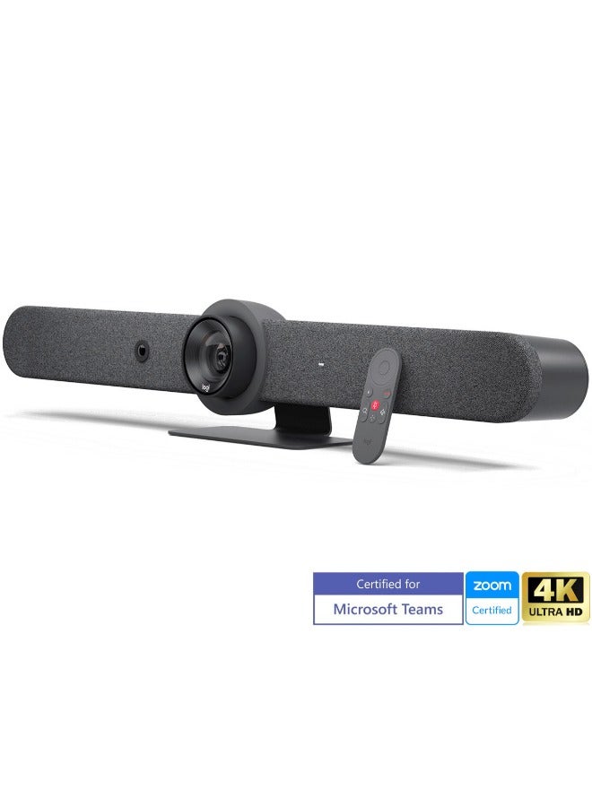 Logitech Rally Bar All-in-One Video Bar in Graphite -960-001312 Black - Image 1