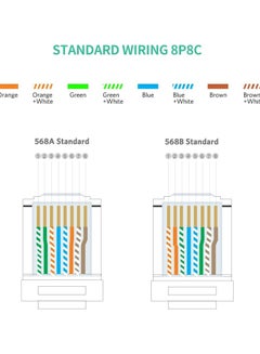 Ugreen UGREEN RJ45 Network Connector for UTP Cat 5, Cat 5e 50pcs silver  - Image 4