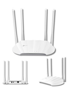 TP-LINK TP-Link AX1800 Dual Band Gigabit Wi-Fi 6 Access Point (TL-WA1801) Desktop Wi-Fi Bridge & Beamforming Supports Multi-SSID/Client/Range Extender Mode 4 Fixed Antennas Passive PoE WHITE  - Image 5