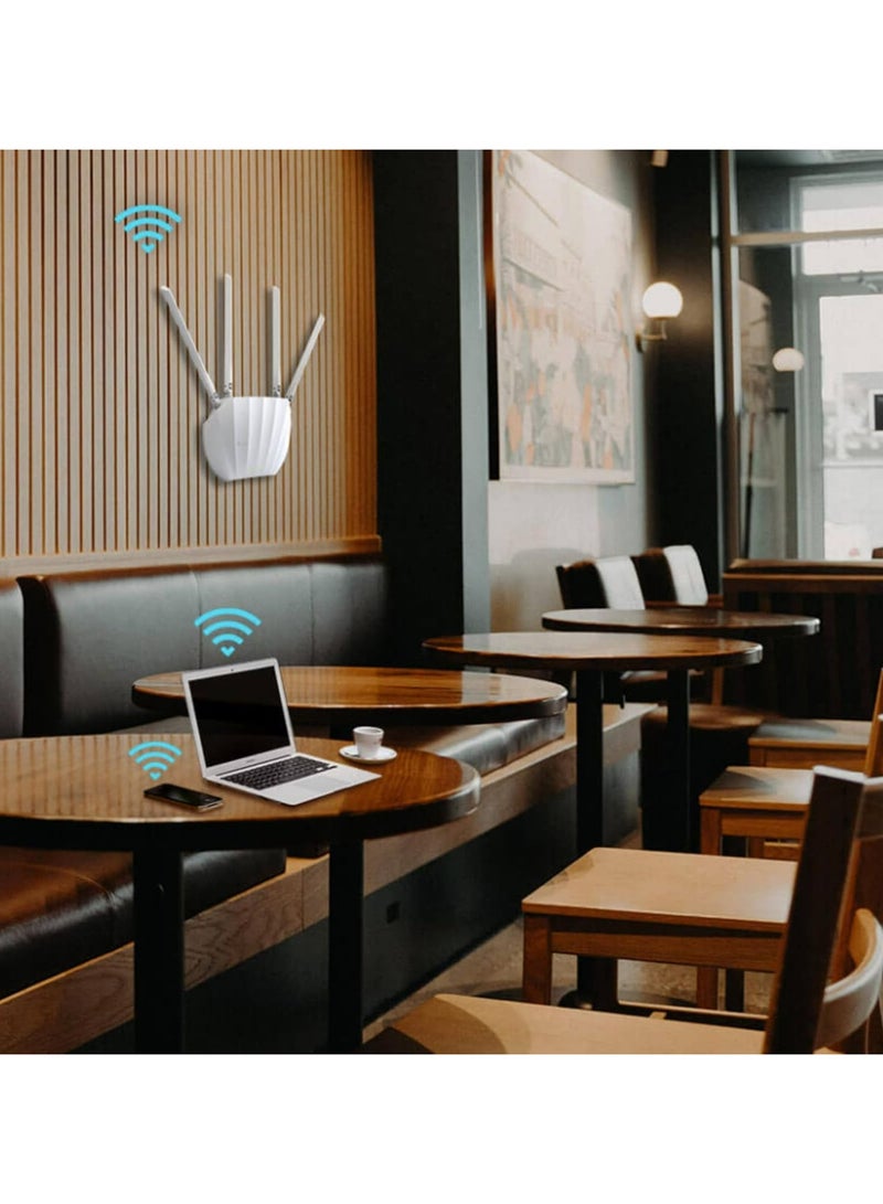 TP-LINK - TP-Link AX1800 Dual Band Gigabit Wi-Fi 6 Access Point (TL-WA1801) Desktop Wi-Fi Bridge & Beamforming Supports Multi-SSID/Client/Range Extender Mode 4 Fixed Antennas Passive PoE WHITE - Image 1