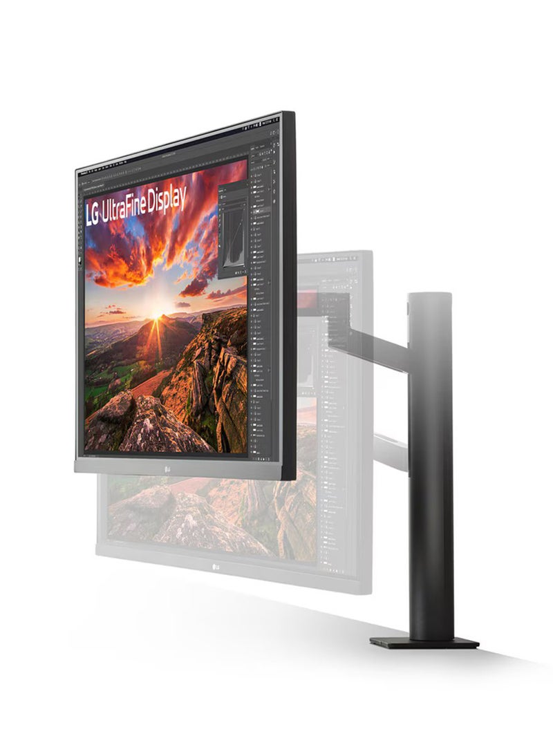 LG - 31.5 inch Ergo Monitor, IPS Display, 4K UHD Resolution, 60Hz Refresh Rate, 5ms (GtG @ Faster) Response Time, 1.07b Color Display, Dynamic Action Sync | 32UN880K Black - Image 1