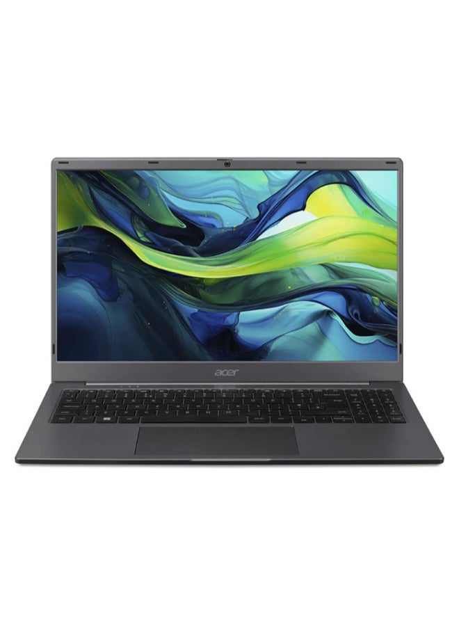 Aspire Lite AL15 Laptop With 15.6 InchFull HD(1920X1080) Display,Intel Celeron N4500 Processor/8GB RAM DDR5/256GB SSD/Intel UHD Graphics/DOS(Without Windows)/ English/Arabic Iron Grey